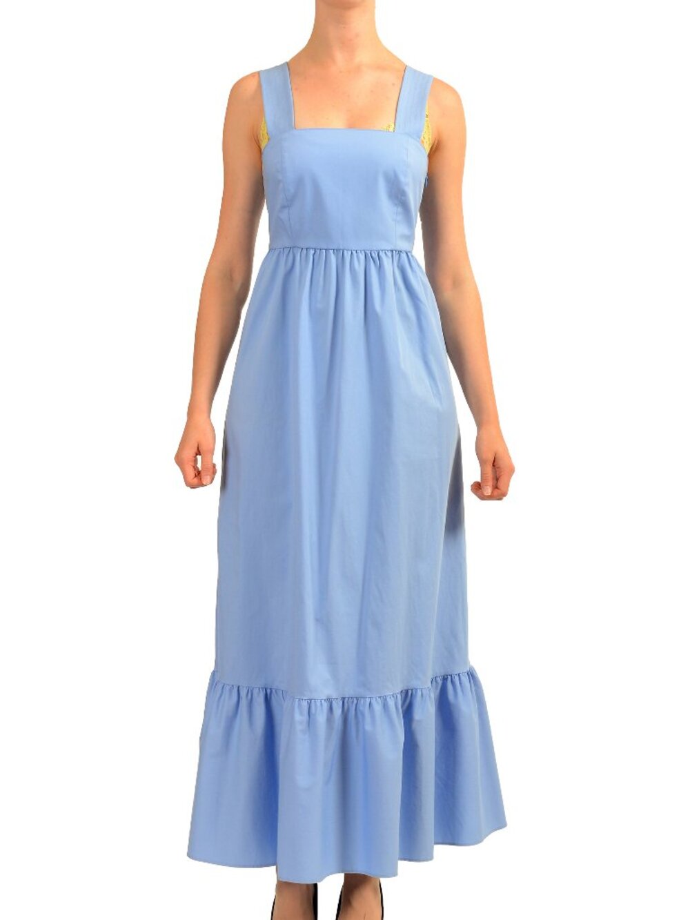Hugo Boss Women's "Davaca" Blue Sundress Sleeveless Dress US S IT 40